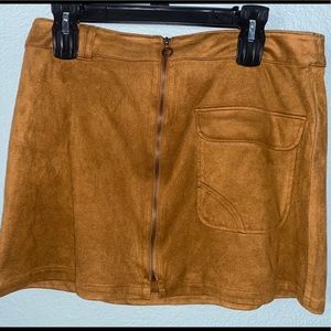 Brown Skirt with pocket